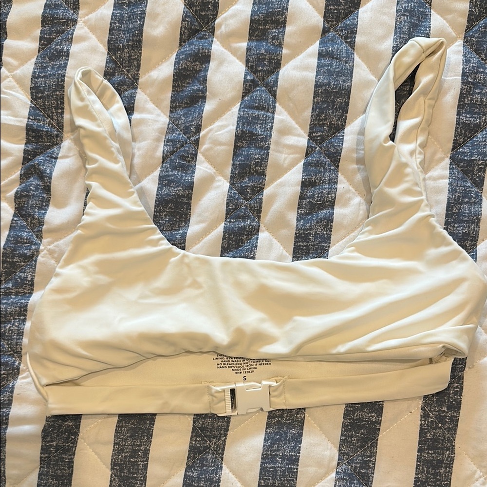 Superdown Off-White Bikini Top